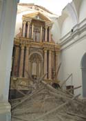 Se derrumba la bóveda de la iglesia de Albalate de Cinca