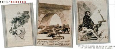 Subasta en la Christie's con dibujos de Goya: ¿Pujará el Gobierno de Aragón?
