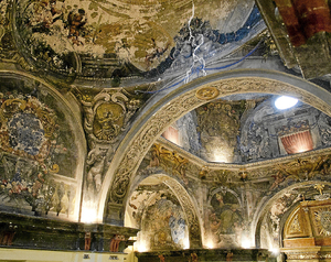 Gravísima situación de los frescos de Claudio Coello en la Mantería de Zaragoza